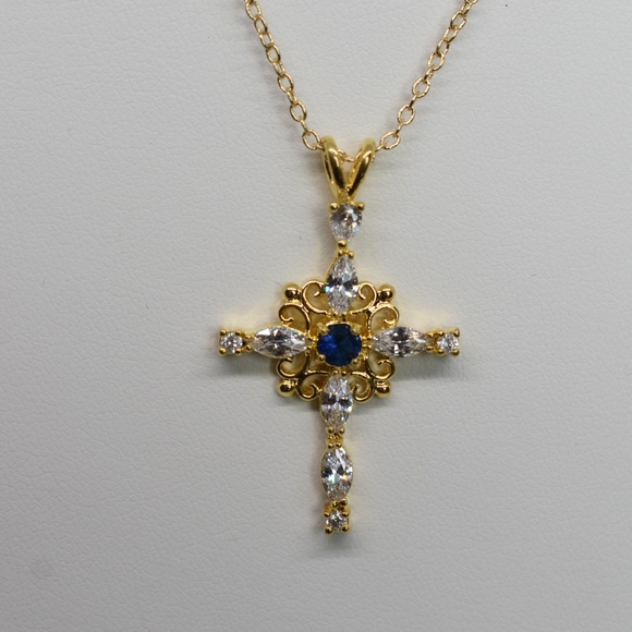 COPY - Gold Filled Cross Necklace! - Picture 3 of 12